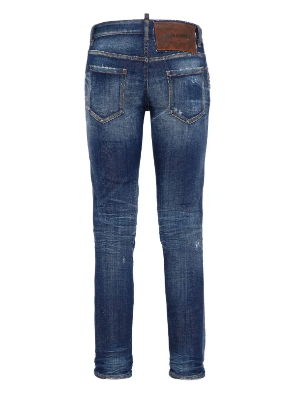DSQUARED2 Cropped Skinny Jeans | Blue | FARFETCH
