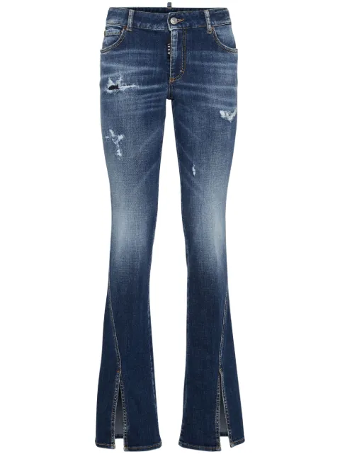 DSQUARED2 jeans acampanados con tiro medio