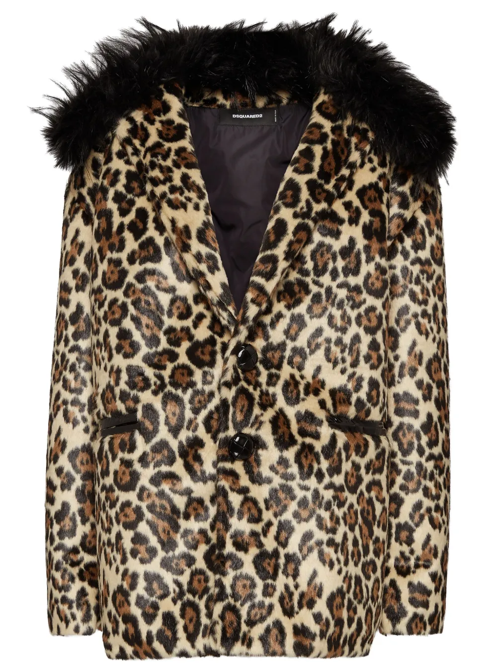 DSQUARED2 Blazer met dierenprint Beige