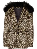 DSQUARED2 animal print blazer - Neutrals