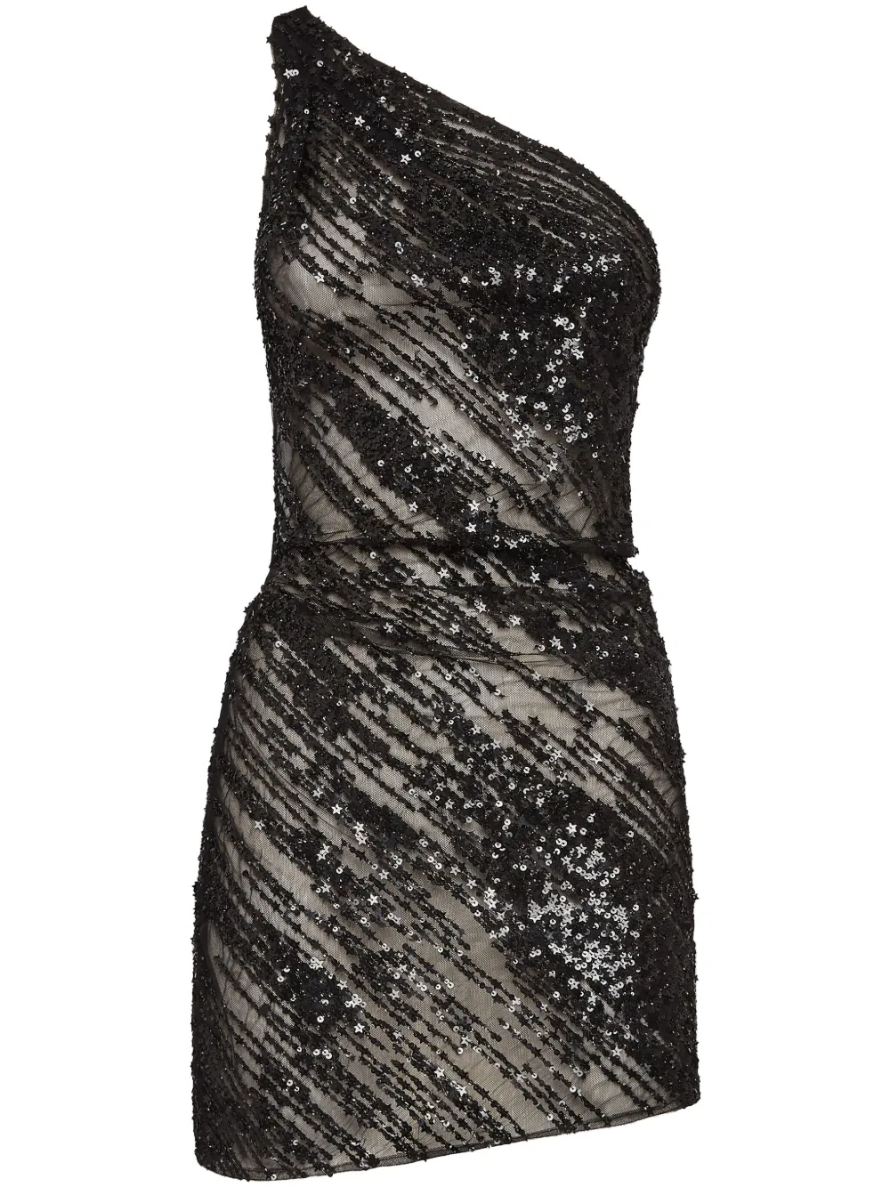 DSQUARED2 one-shoulder mini dress | Black | Image 1