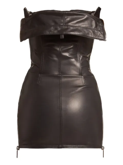 DSQUARED2 leather mini dress S75CV0850D07012 - 1