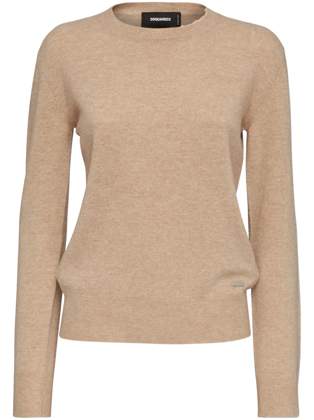 Dsquared2 crew-neck jumper Beige