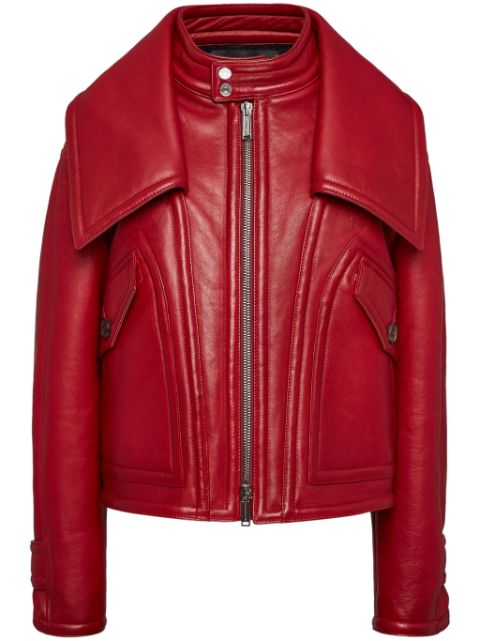 DSQUARED2 zip-up leather jacket Women