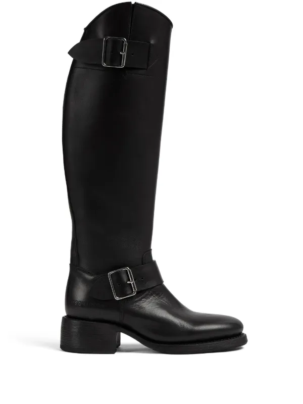 Dsquared2☆レザーブーツ DSQUARED2 レザーブーツ | ブラック | FARFETCH JP