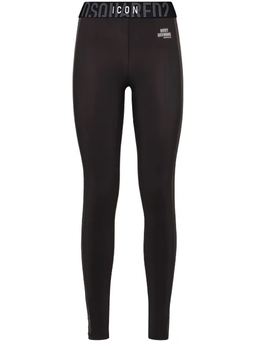 Legging à taille logo - DSQUARED2 - Modalova
