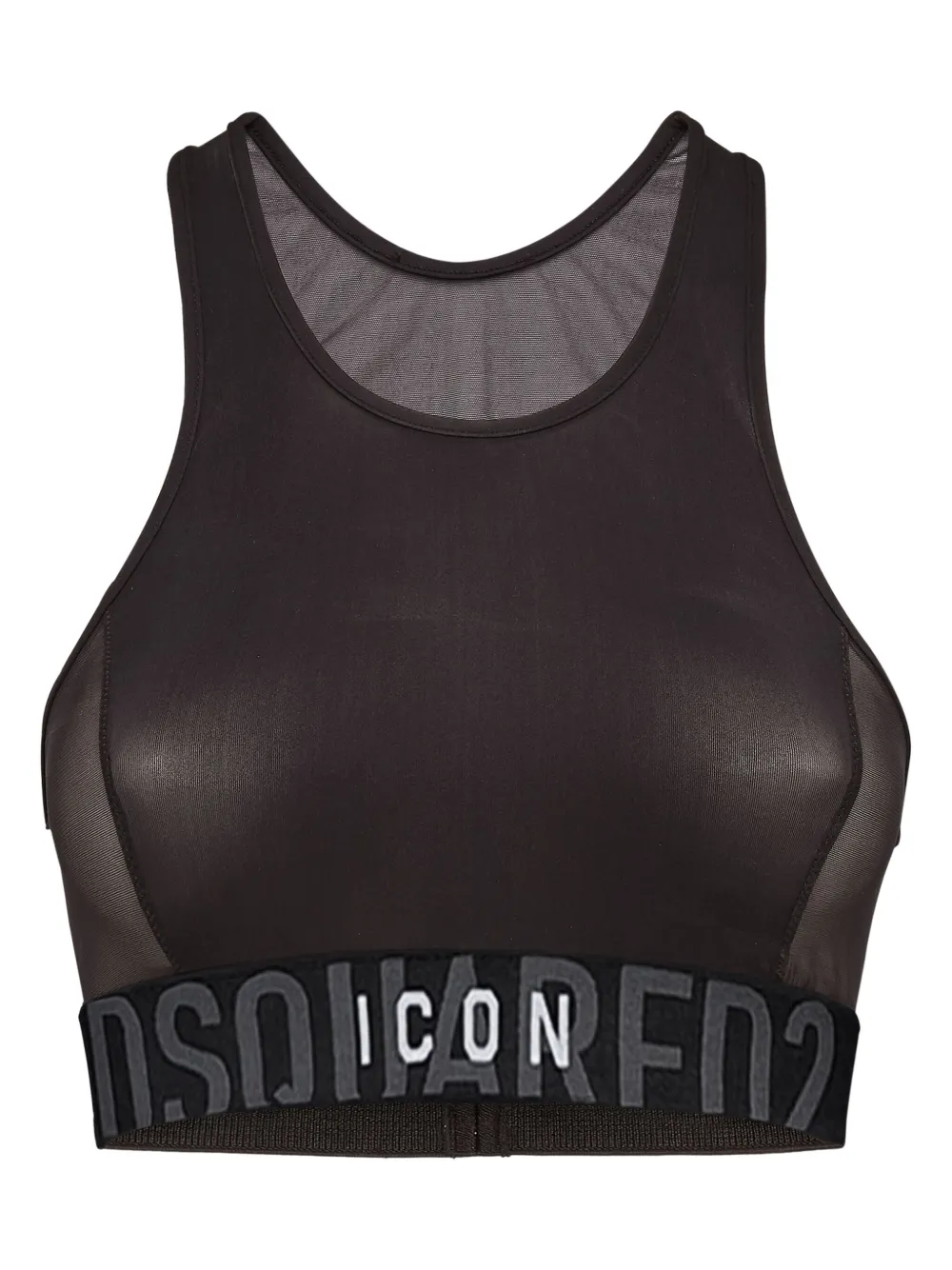 Dsquared2 Reggiseno con motivo Icon - Nero