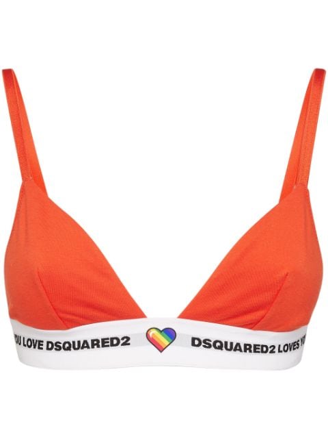 DSQUARED2 캐나디안 로지 트라이앵글 컵 브라