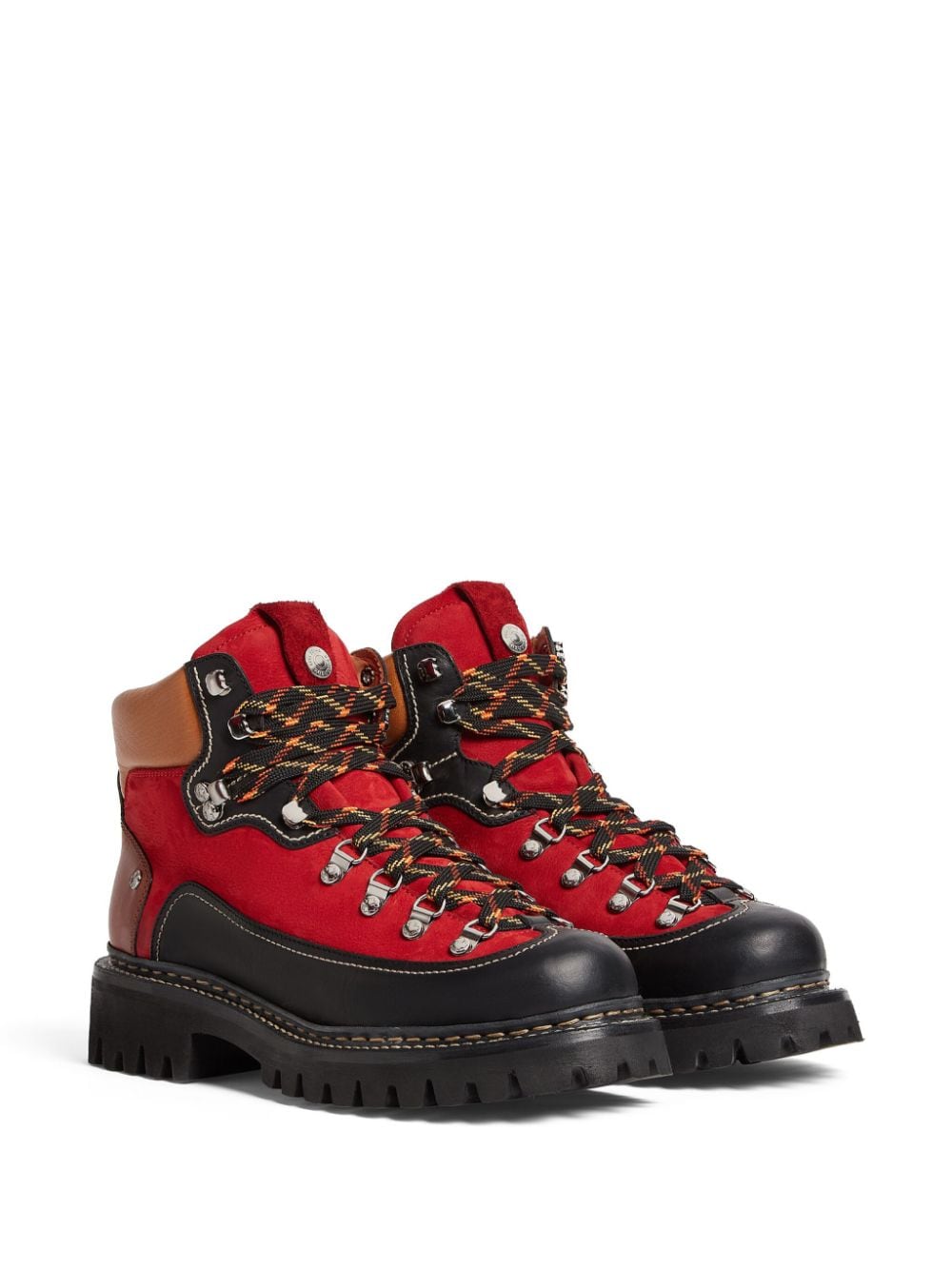 DSQUARED2 Canadian Hiking enkellaarzen - Rood