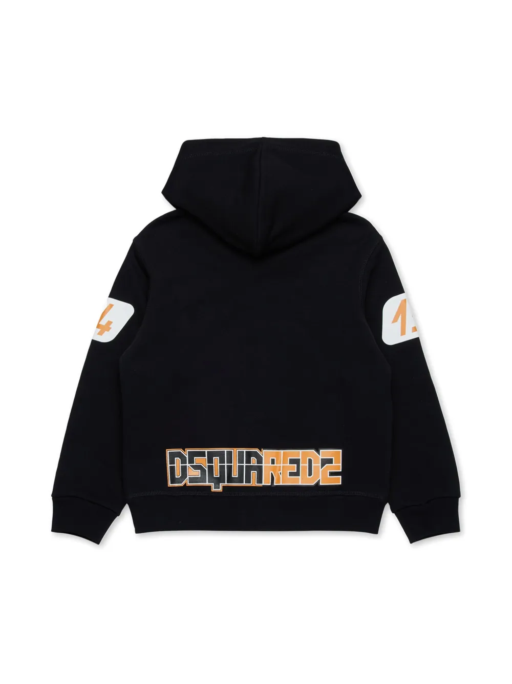 DSQUARED2 KIDS zip-up hoodie - Zwart