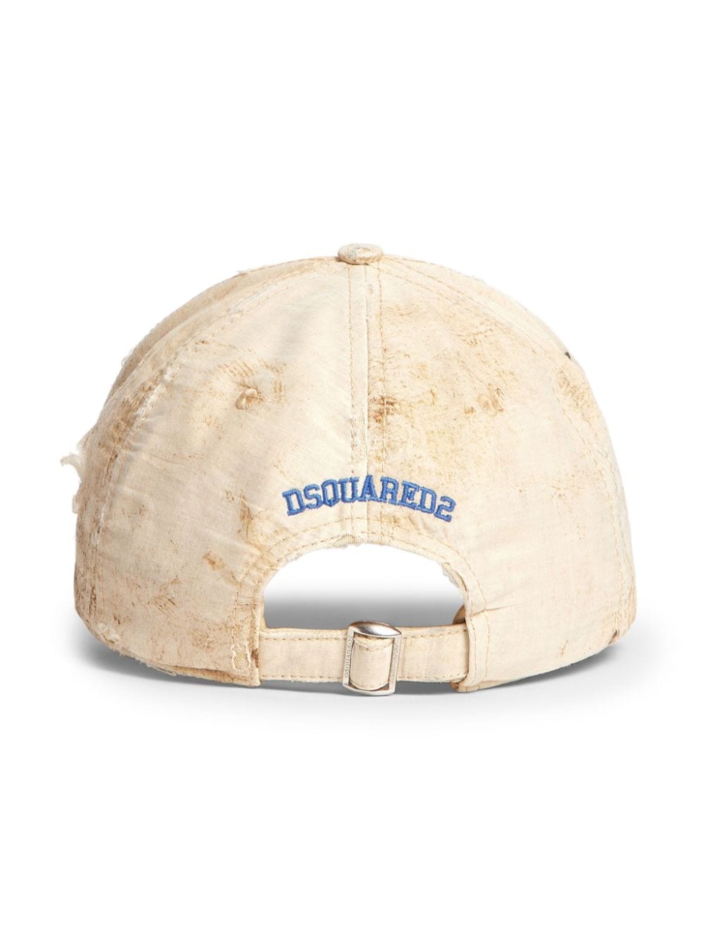 Shop Dsquared2 Distressed-effect Baseball Cap In Nude