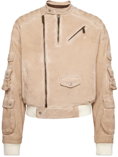 DSQUARED2 multi-pocket bomber jacket
