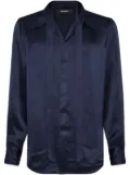 DSQUARED2 tied-neck satin shirt - Blue