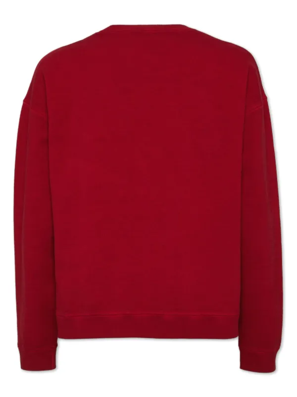 【送料&関税込】Dsquared2 Cotton Logo Sweatshirt DSQUARED2 logo-print Cotton Sweatshirt | Red | FARFETCH