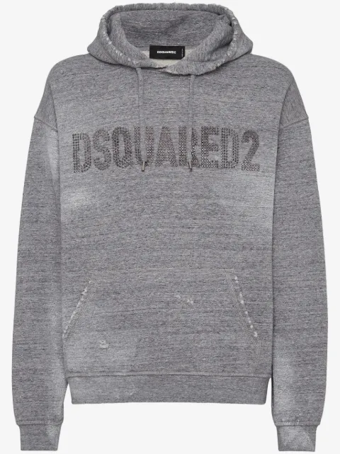 DSQUARED2 hoodie con detalles del logo