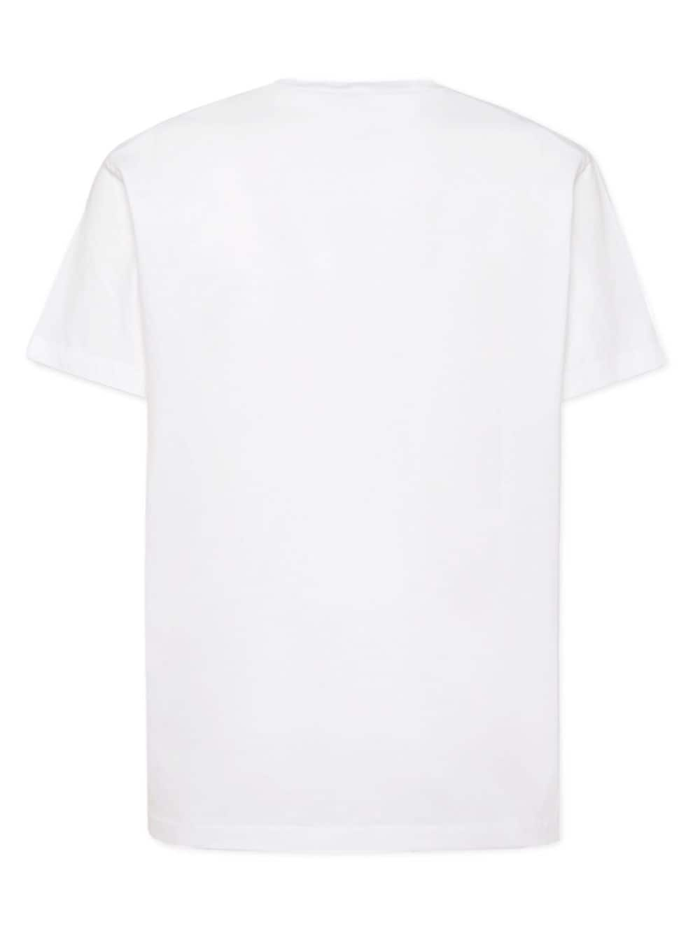 Shop Dsquared2 Logo-print T-shirt In White