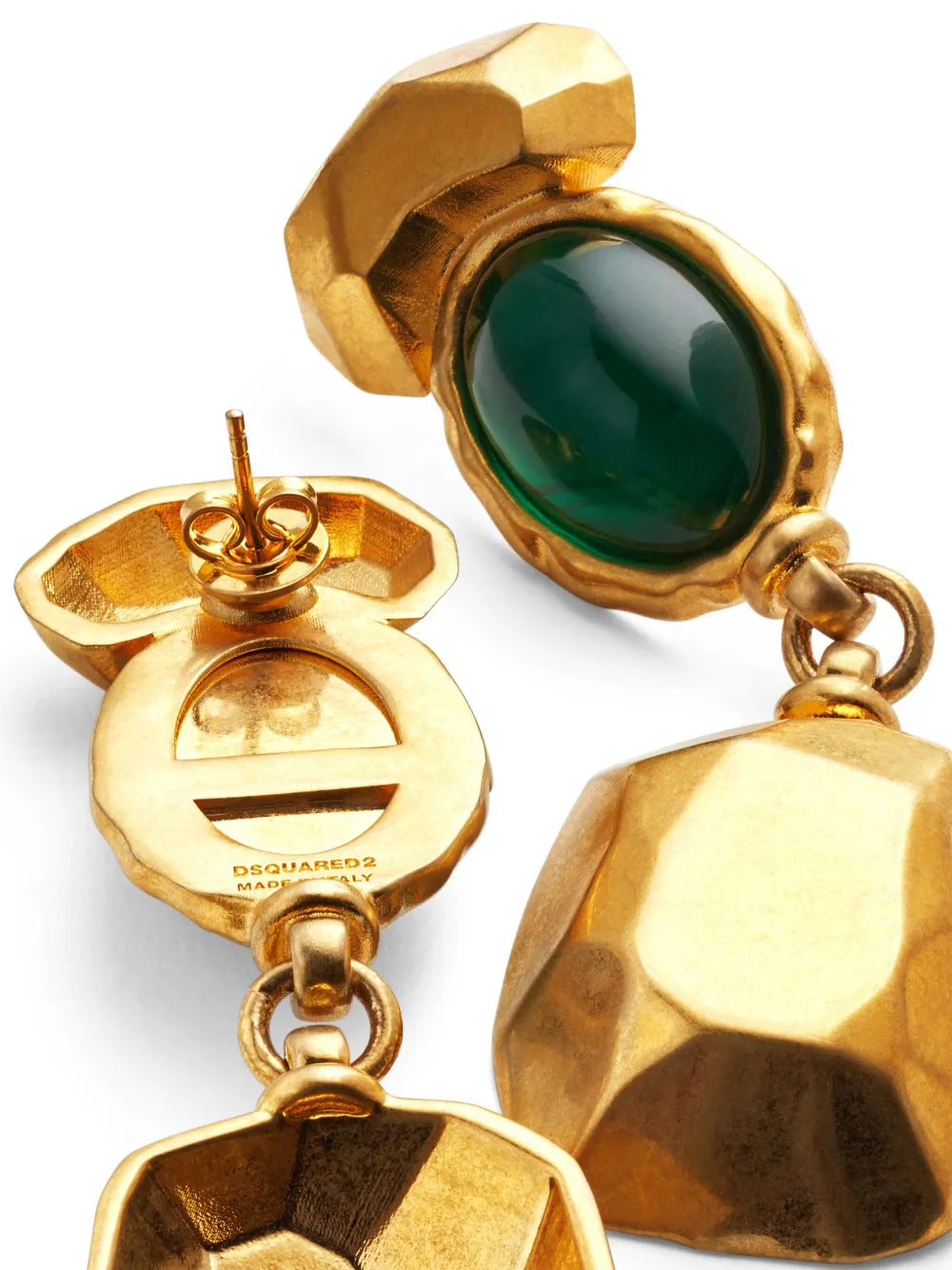 DSQUARED2 Oorringen met gehamerd effect - Goud