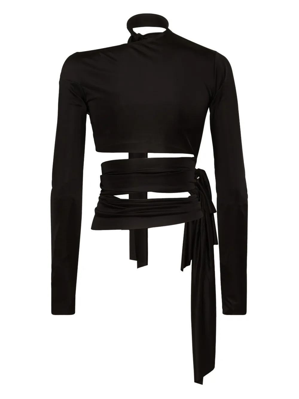 DSQUARED2 cut-out blouse - Zwart