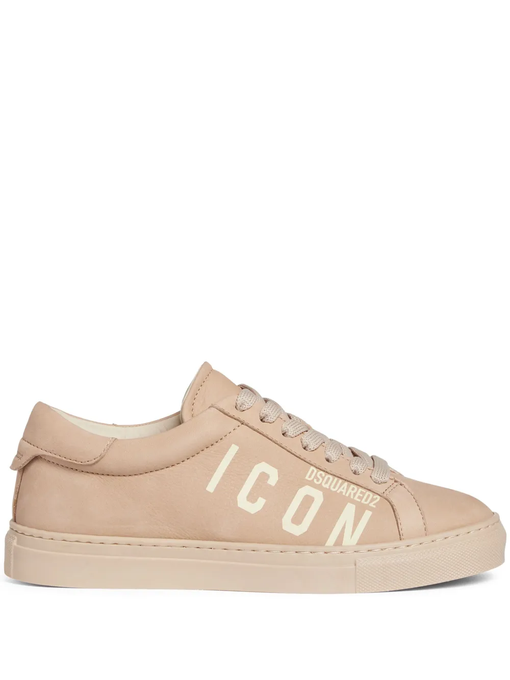 DSQUARED2 Icon leather sneakers Neutrals