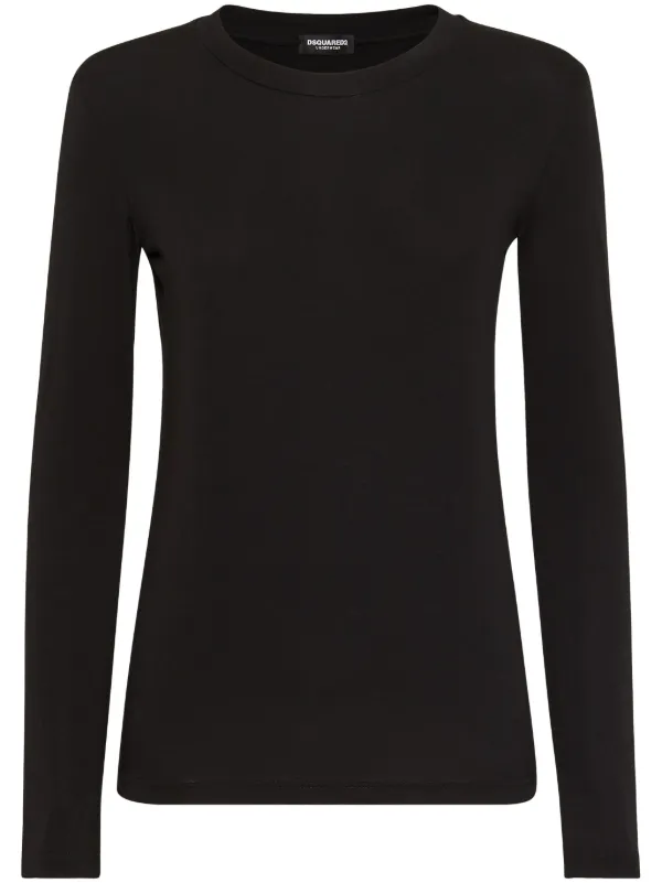 DSQUARED2 ロングTシャツ | ブラック | FARFETCH JP