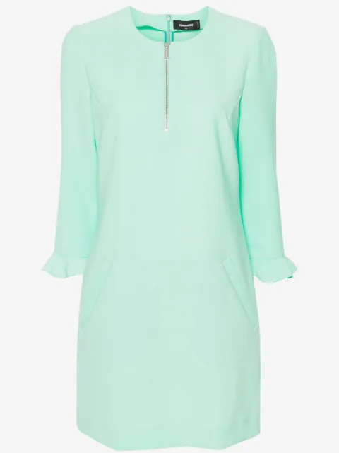 DSQUARED2 round-neck shift minidress