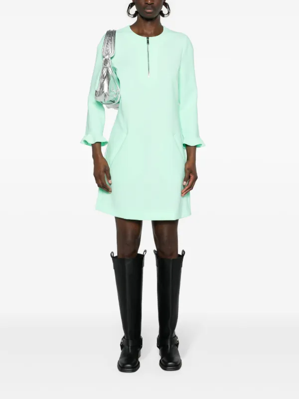 dsquared2 green dress DSquared2 F/W 2005 Open Back Emerald Green Silk Dress The Kit Vintage