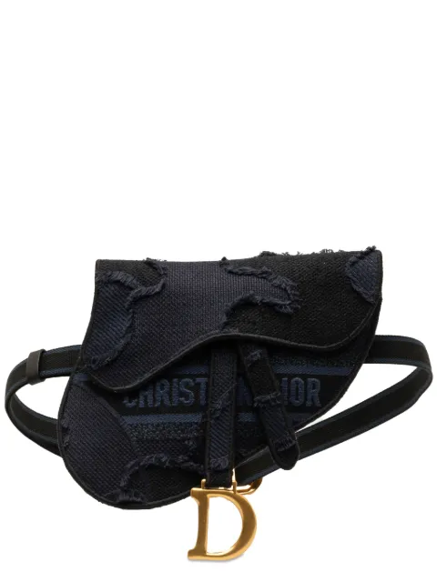 Christian Dior Pre-Owned 2020 Camouflage Saddle belt bag