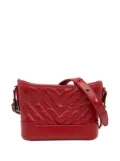 CHANEL Pre-Owned 2019 Small Lambskin Gabrielle crossbody bag - Red