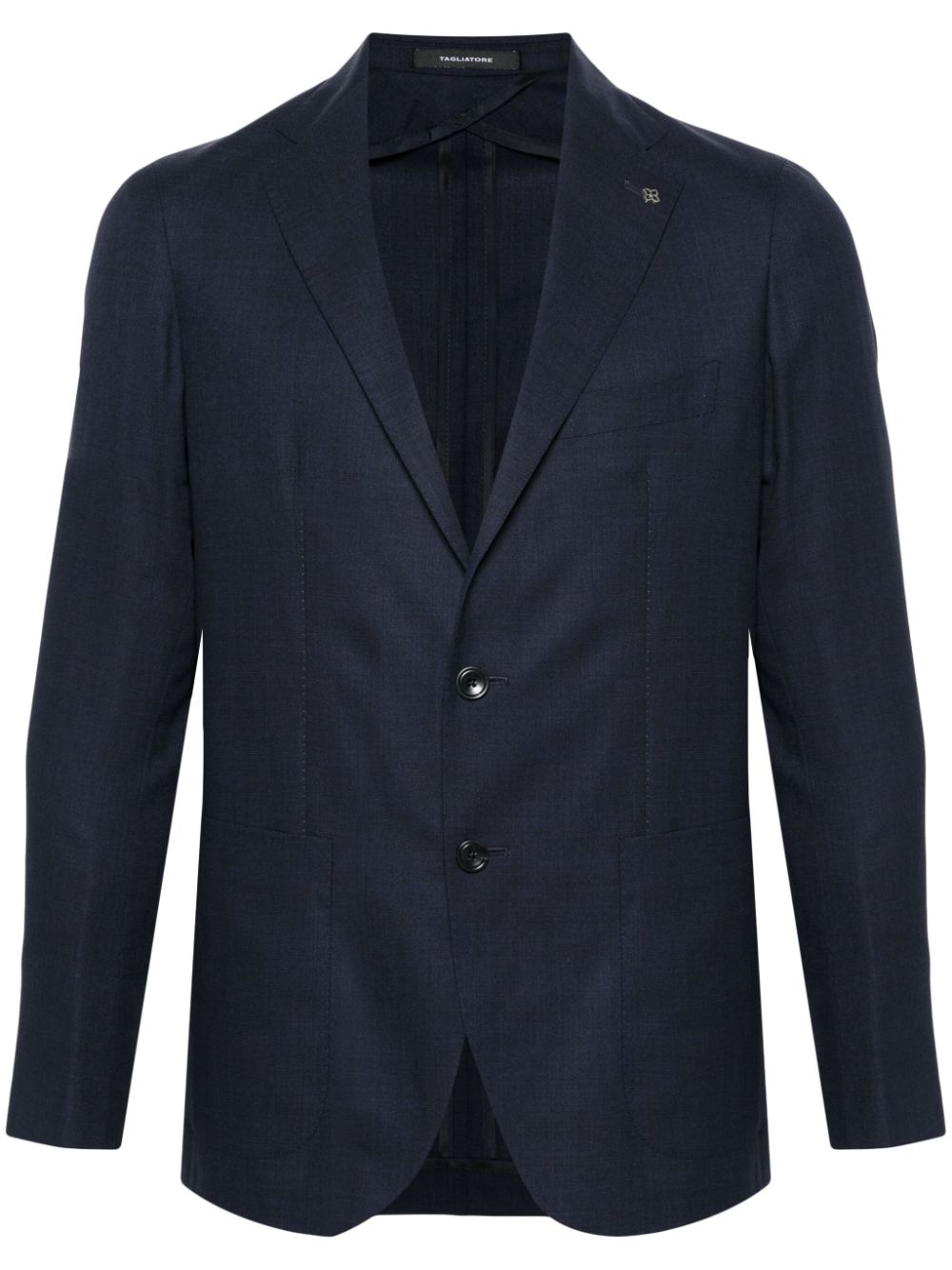 Tagliatore Blazer met enkele rij knopen Blauw