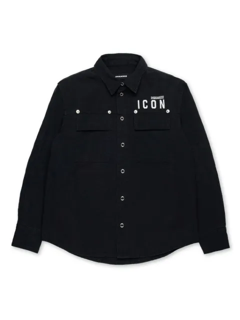 DSQUARED2 KIDS logo-print shirt