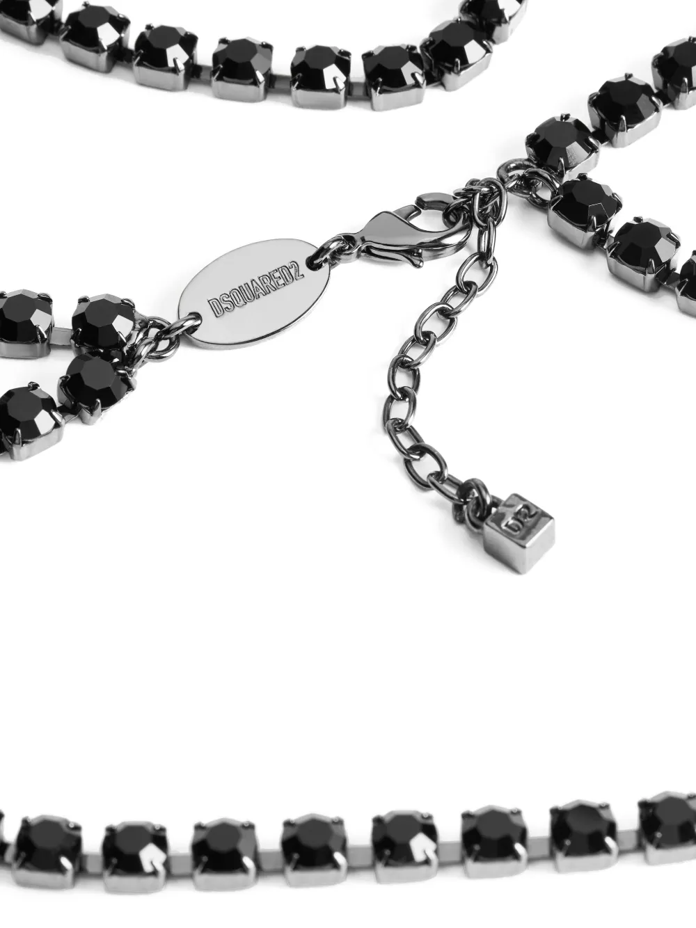 DSQUARED2 beaded necklace - Zwart