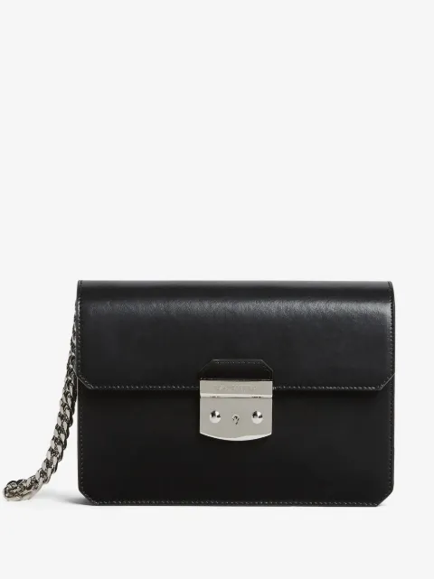 DSQUARED2 logo-engraved leather clutch bag