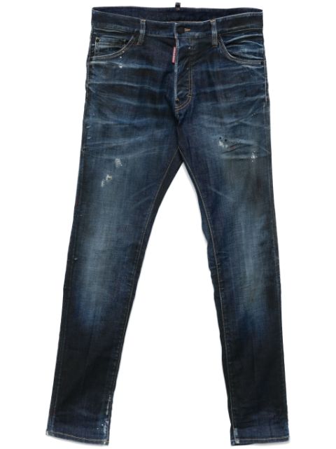 DSQUARED2 distressed skinny-cut jeans Men