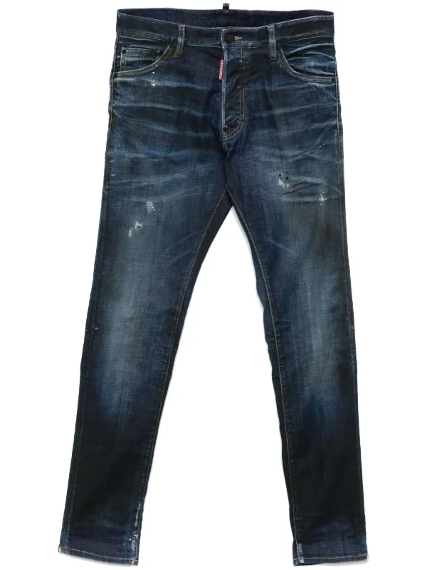 ✦美品✦ DSQUARED2 Slim jean ダメージ加工 スキニーデニム DSQUARED2ダメージスキニーデニム