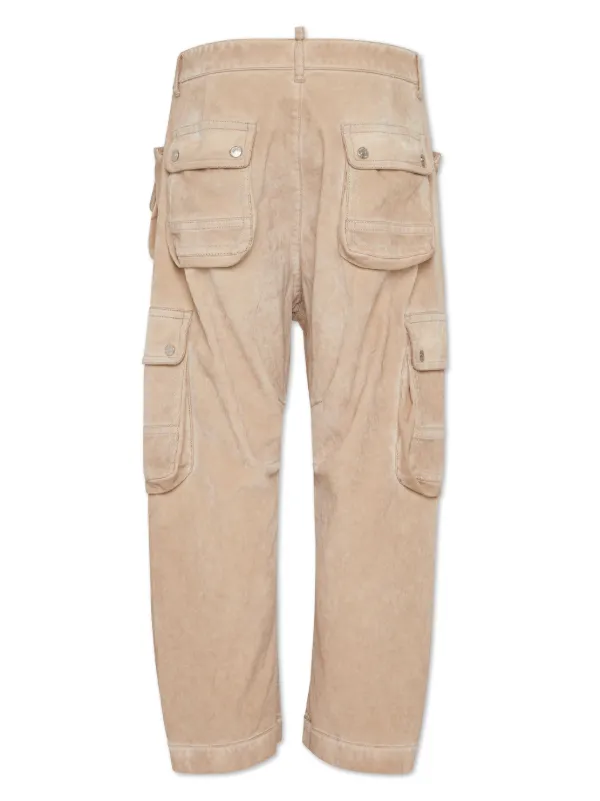 DSQUARED2 faded-effect multi-pocket Cargo Trousers