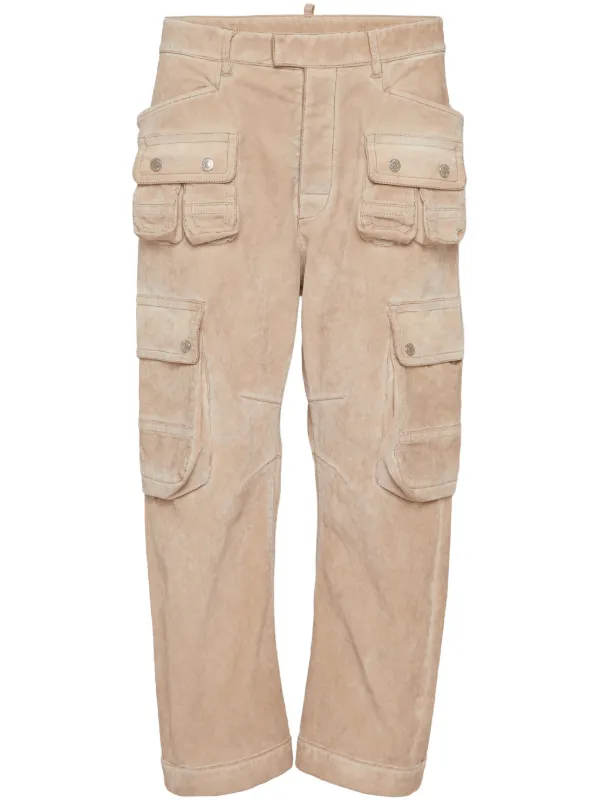 【関税込 日本発送】DSQUARED2 ポケット カーゴ パンツ DSQUARED2 マルチポケット カーゴパンツ | ニュートラル
