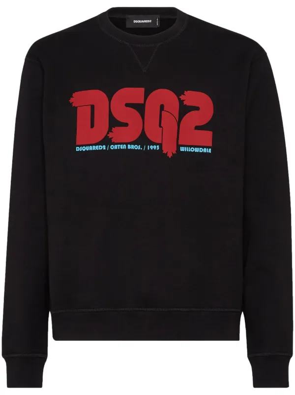 DSQUARED2 ロゴ スウェットシャツ | ブラック | FARFETCH JP 
