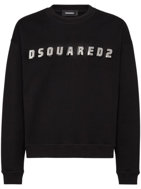 DSQUARED2 logo-print cotton sweatshirt Men