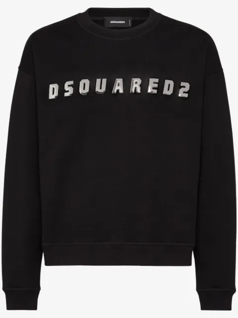 DSQUARED2 sudadera con logo estampado