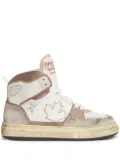 DSQUARED2 panelled high-top sneakers - White