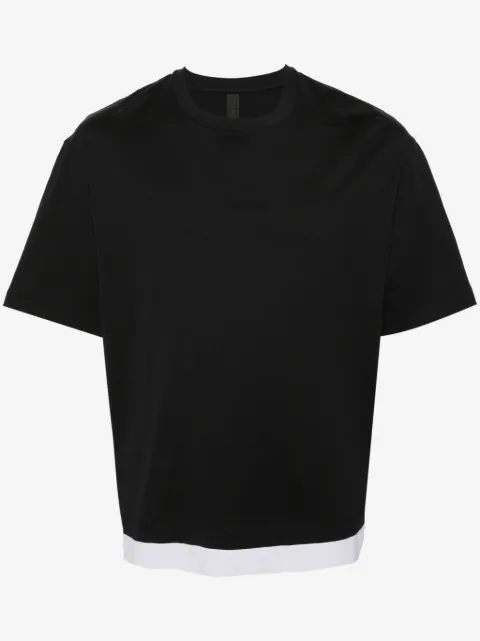 Neil Barrett layered cotton T-shirt