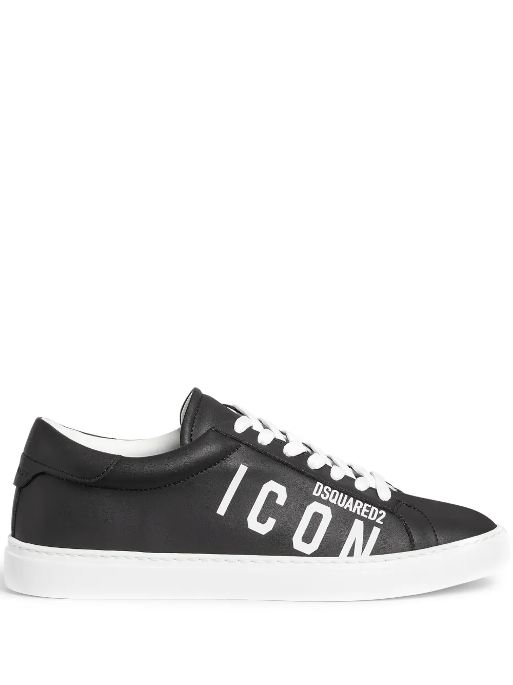 DSQUARED2 Icon logo-print low-top sneakers | Black | Image 1