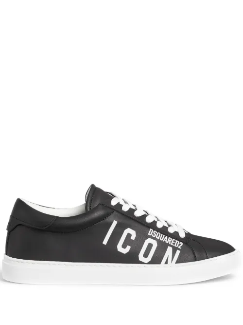 Baskets Icon à logo imprimé - DSQUARED2 - Modalova