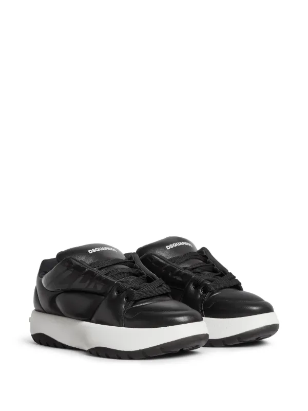 DSQUARED2 inflated-effect low-top Sneakers | Black | FARFETCH