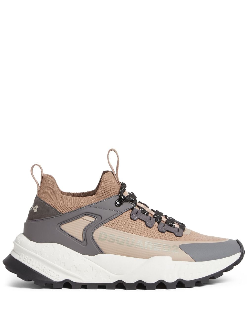 DSQUARED2 panelled chunky sneakers Neutrals