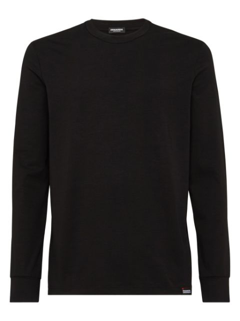 DSQUARED2 logo-tag long-sleeve T-shirt 