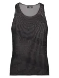 DSQUARED2 logo-print sleeveless top - Black