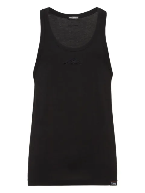 DSQUARED2 logo-print sleeveless top 