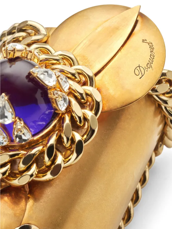 【送料&関税込】Dsquared2 D2 Crystal Statement DA¨colletA¨ Dsquared2 D2 Crystal Statement Dècolletè | italist