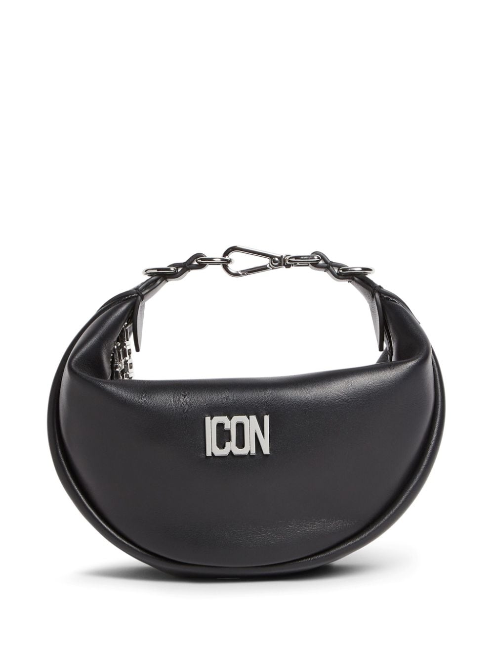 Shop Dsquared2 Icon Leather Tote Bag In Black